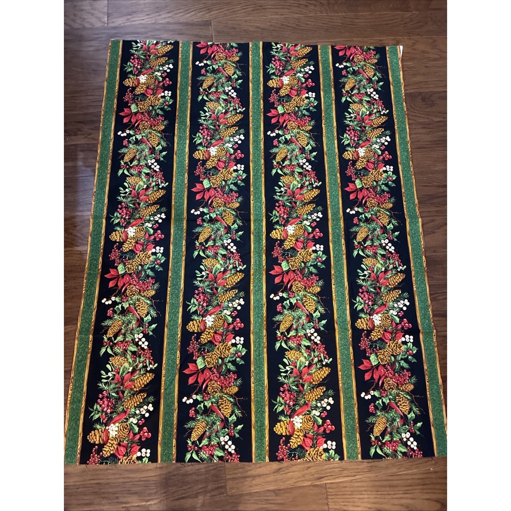 Wilmington Prints Random Thoughts Fabric Christmas 56x44" Cotton Anita Phillips